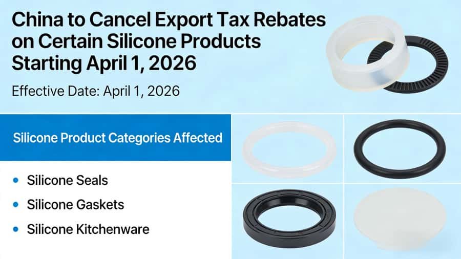 china to cancel export tax rebates on certain silicone products starting april 1 2026