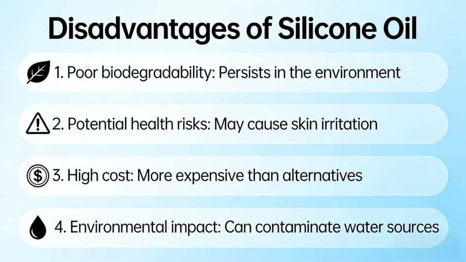 disadvantages of silicone oil (1)