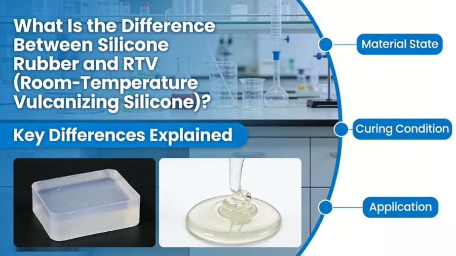 the difference between silicone rubber rtv