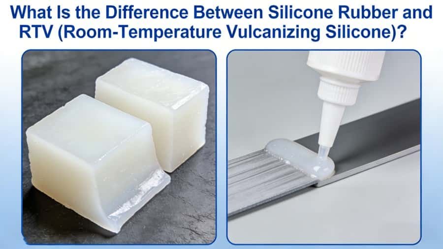what is the difference between silicone rubber and rtv