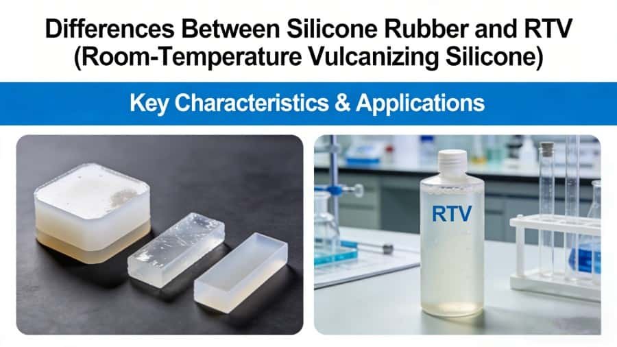 what is the difference between silicone rubber rtv