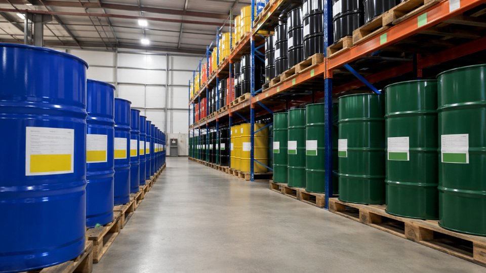 silane-coupling-agent-shelf-life-storage-08-fifo-color-coded-drum-labeling-warehouse-racking