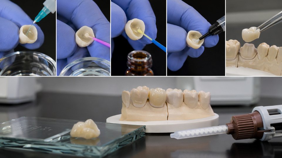 silane-used-for-dentistry-01-chairside-bonding-protocol-ceramic-crown-etching-silane-resin-cement-sequence
