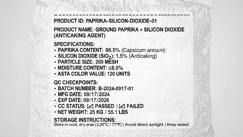 paprika-silicon-dioxide-01-label-and-specification-checkpoints