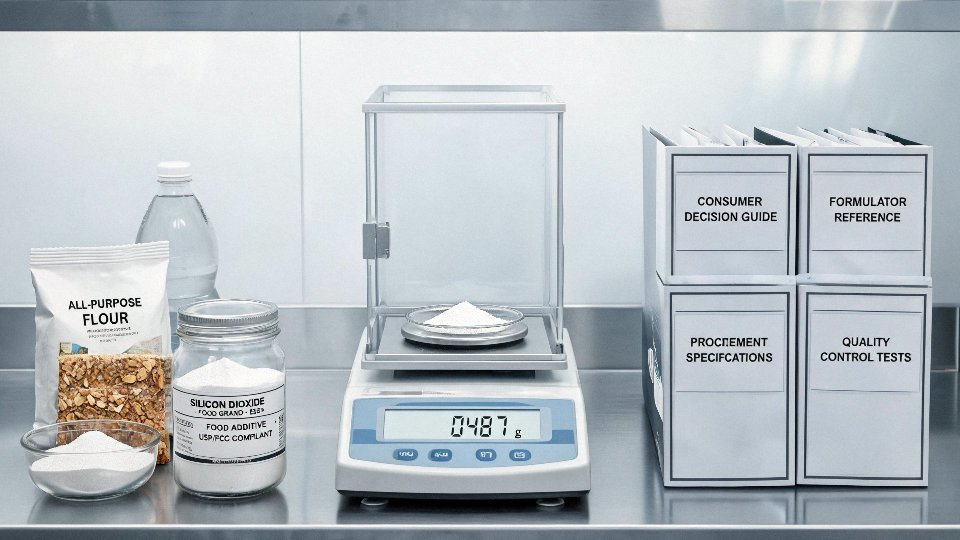 silicon-dioxide-organic-food-09-decision-guide-for-consumers-formulators-procurement-and-quality-teams