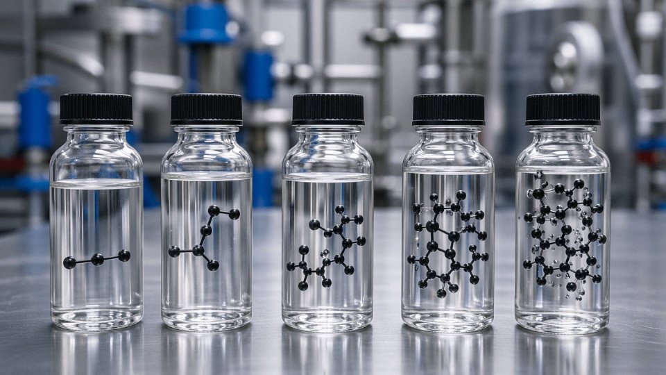 silicone-oil-grades-explained-01-chemical-structure-variants-comparison-chart