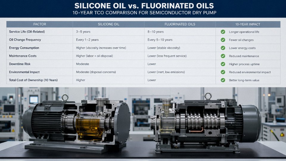 silicone-oil-vs-fluorinated-oils-01-tco-comparison-chart-10-year-semiconductor-dry-pump