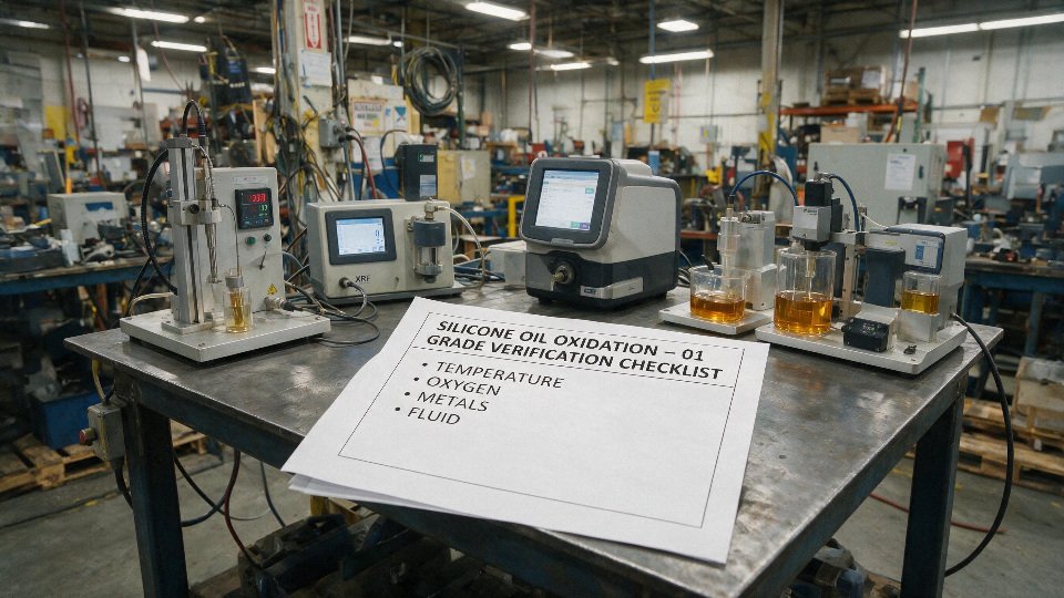 does-silicone-oil-oxidize-01-grade-verification-checklist-for-temperature-oxygen-metals-and-fluid-analysis