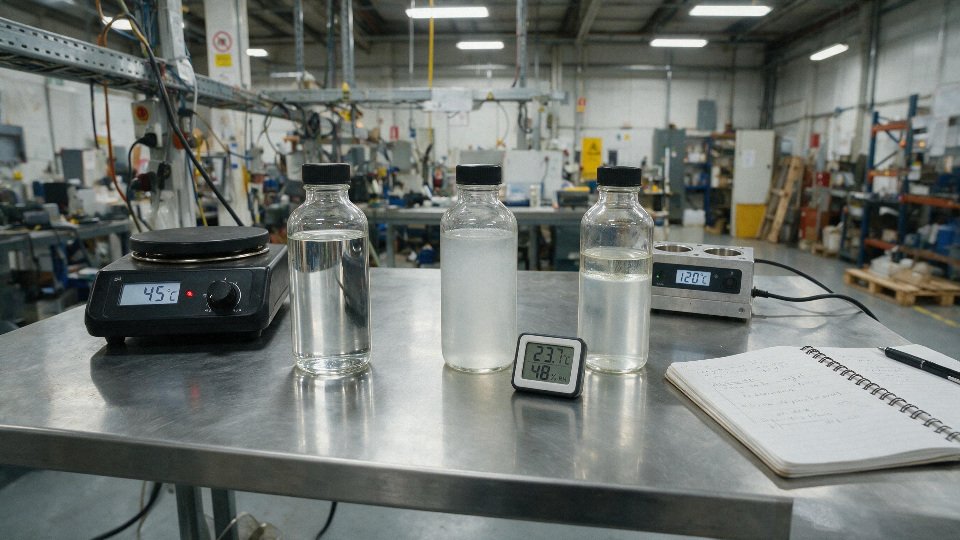 silicone-oil-alcohol-solubility-01-phase-behavior-chart-showing-clear-mixed-hazy-and-separated-silicone-alcohol-blends-at-different-temperatures-and-water-levels
