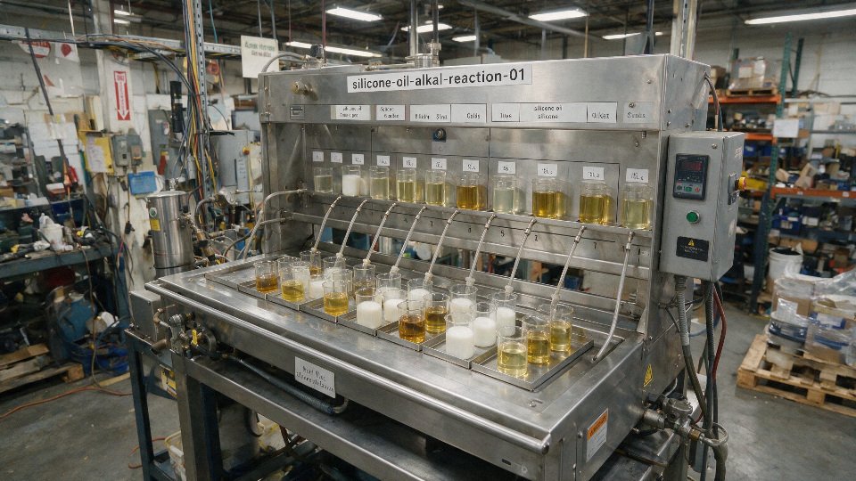 silicone-oil-alkali-reaction-01-alkali-compatibility-test-matrix-for-neat-oil-and-emulsion-silicone-grades