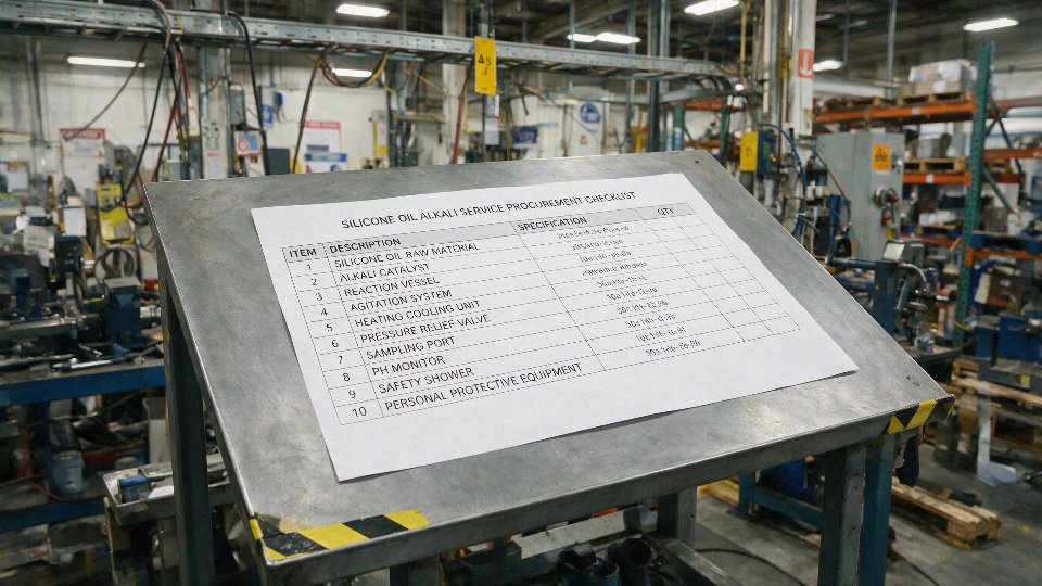 silicone-oil-alkali-reaction-07-procurement-checklist-table-for-silicone-oil-alkali-service