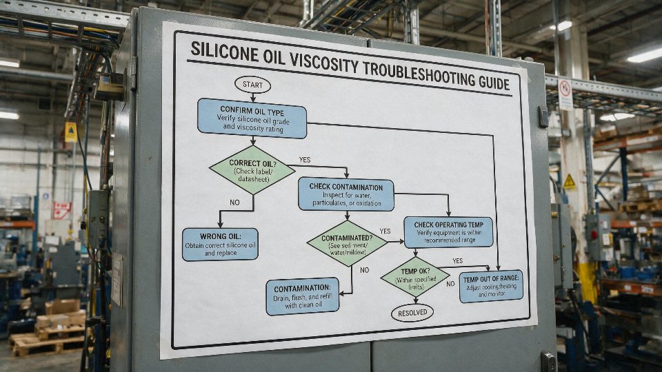 silicone-oil-viscosity-guide-07-troubleshooting-flowchart-for-silicone-oil-viscosity-issues