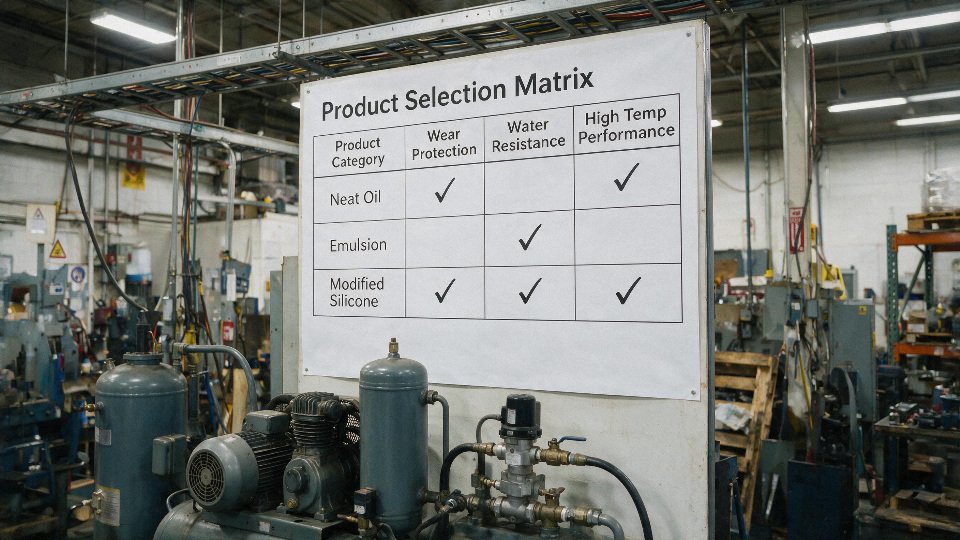silicone-oil-water-mixing-01-product-selection-matrix-for-neat-oil-vs-emulsion-vs-modified-silicone