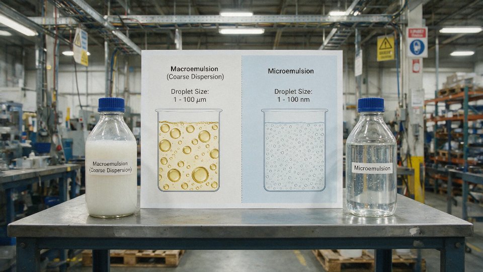 silicone-oil-water-mixing-01-schematic-comparing-coarse-dispersion-macroemulsion-and-microemulsion-with-droplet-size-and-separation-behavior