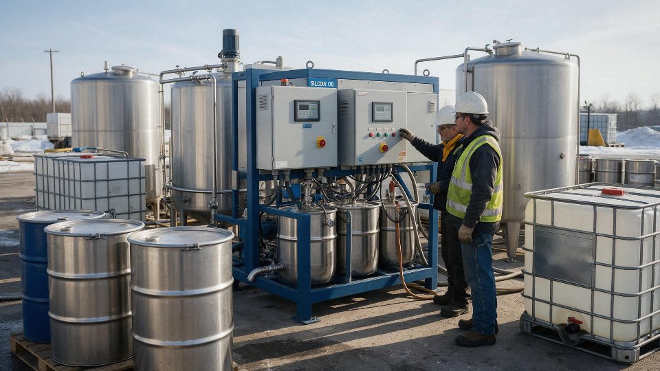 can-silicone-oil-freeze-01-winter-silicone-oil-handling-drum-ibc-bulk-tank-temperature-control