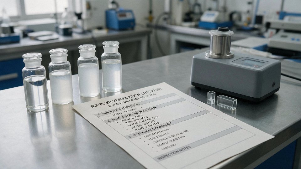 silicone-oil-impurities-01-supplier-verification-checklist-for-silicone-oil-grade-selection