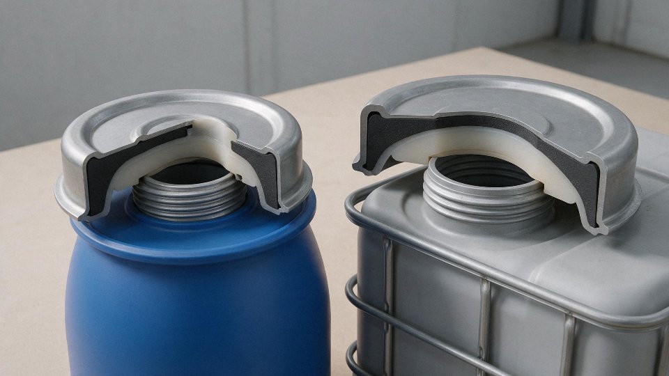 silicone-oil-packaging-03-closure-and-liner-cross-section-for-drum-and-ibc