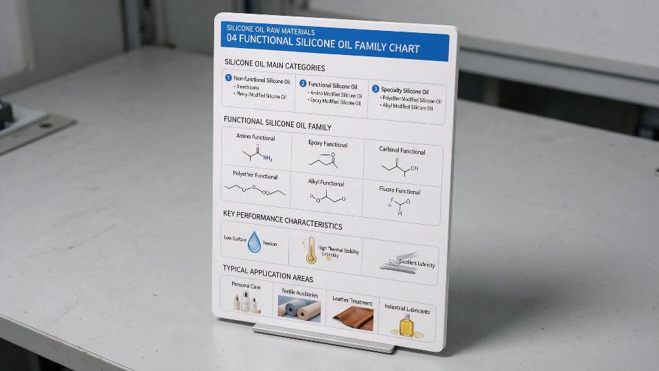 silicone-oil-raw-materials-04-functional-silicone-oil-family-chart