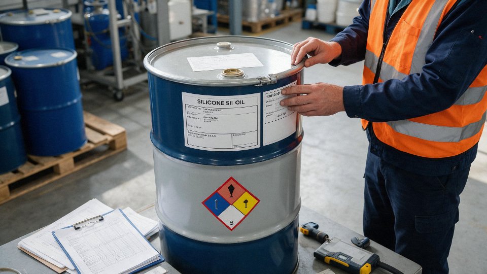 silicone-oil-standards-01-export-drum-label-and-traceability-checkpoints-for-silicone-oil