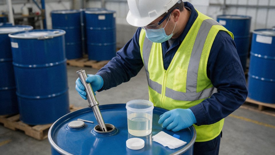 store-silicone-oil-safely-01-drum-sampling-and-transfer-contamination-control-checkpoints