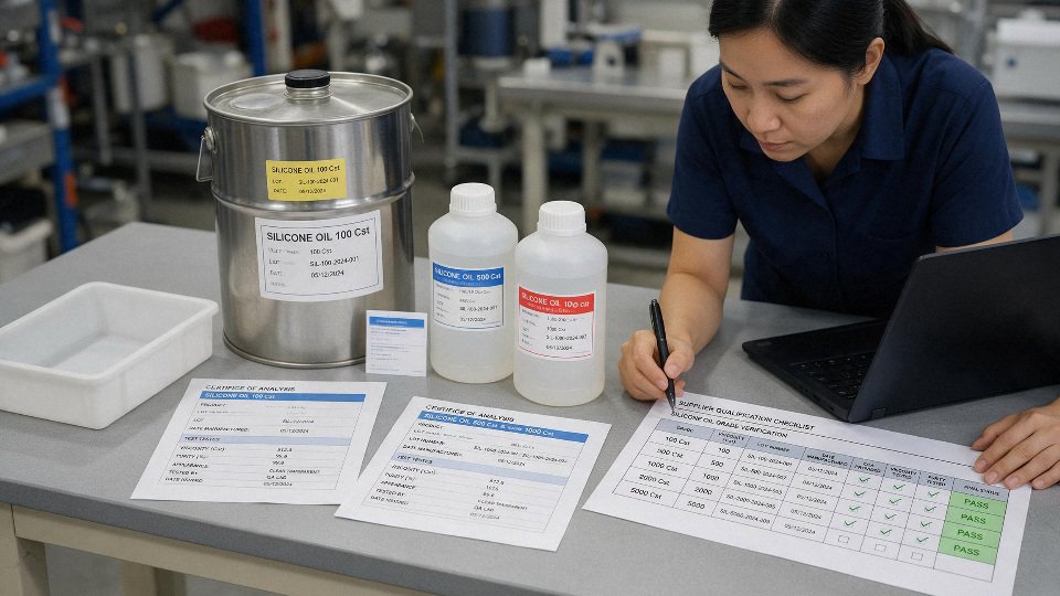 technical-vs-cosmetic-silicone-oil-01-supplier-qualification-checklist-for-silicone-oil-grade-verification