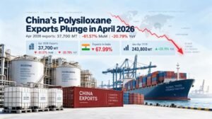 china polysiloxane exports april 2026