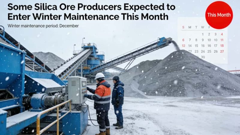 Silica Ore Producers Enter Winter Maintenance