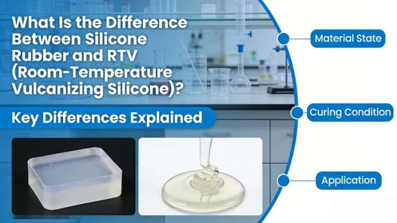 the difference between silicone rubber rtv